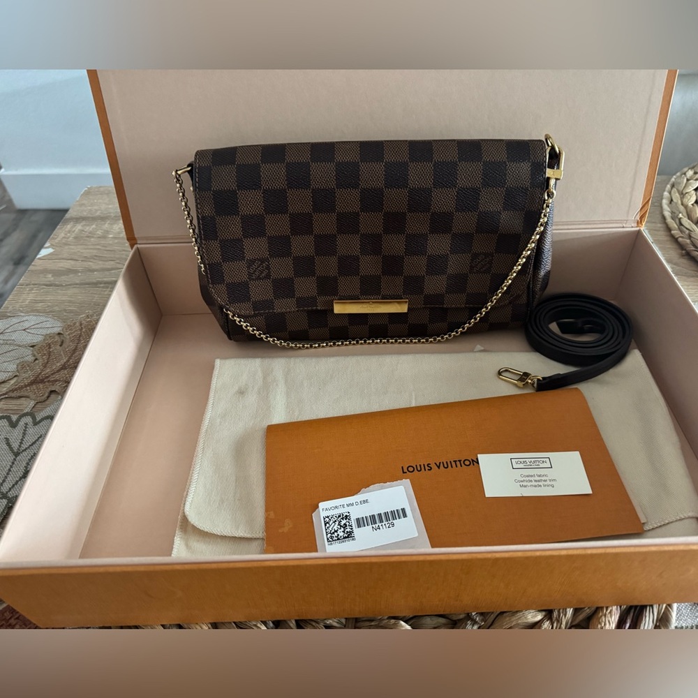 Louis Vuitton Favorite MM Damier Ebene Brown